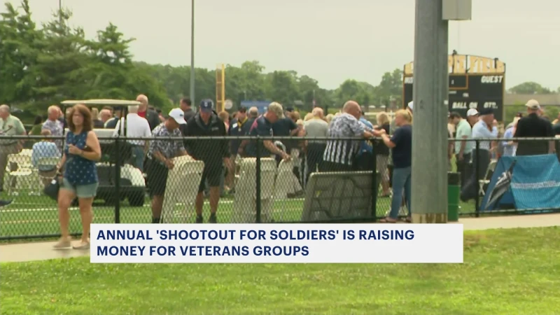 Story image: Long Island lacrosse stars support veterans with ‘Shootout for Soldiers’