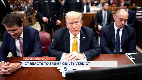 Connecticut residents react to former President Donald Trump’s guilty verdict in hush money trial