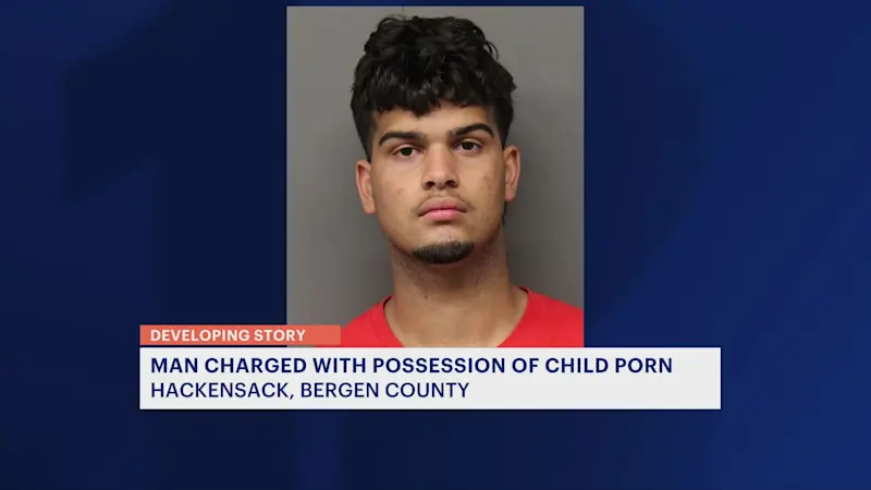 Story image: 19-year-old Hackensack man charged with possession of child pornography
