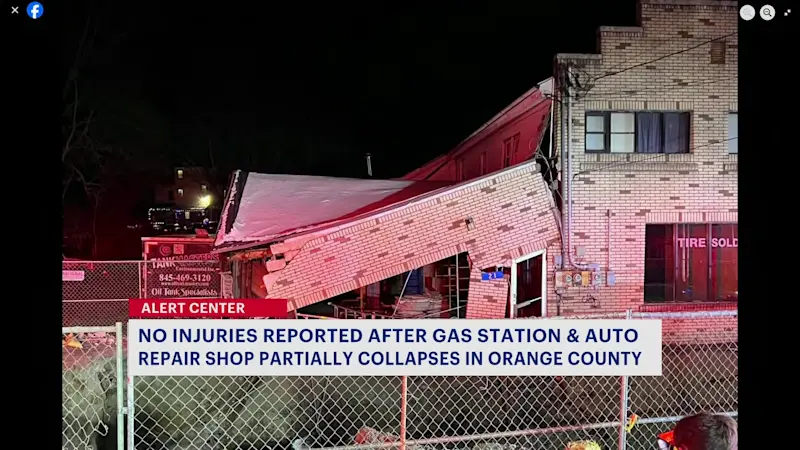 Story image: Tenant rescued after partial building collapse in Port Jervis