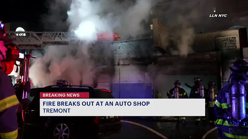 Story image: Fire destroys Tremont auto shop