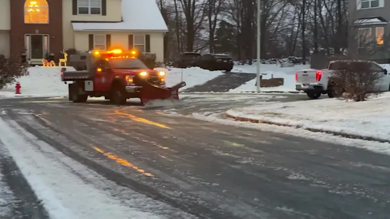 Story image: Orange County preps for Wednesday morning icy road conditions