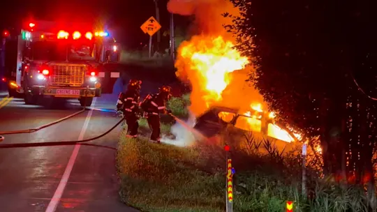 Fatal Fiery Car Crash Monroe