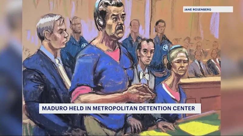 Story image: Maduro says 'I was captured' as he pleads not guilty on drug trafficking charges