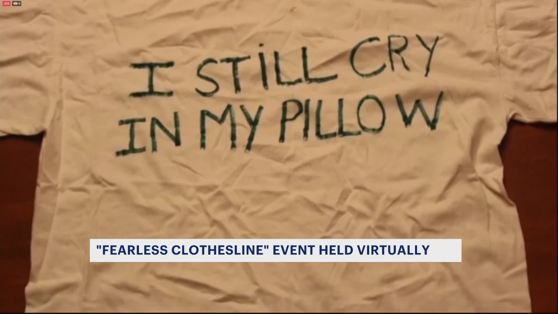 'Fearless Clothesline' event raises awareness of domestic violence