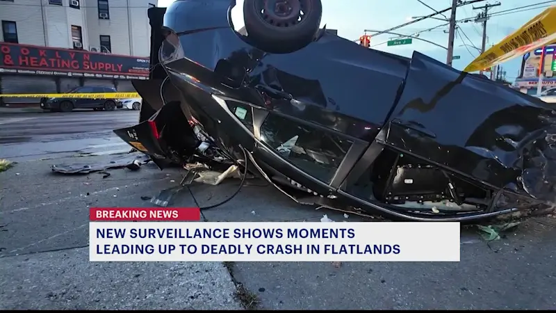 Story image: Driver killed in Flatlands crash after stealing TLC car, police sources say