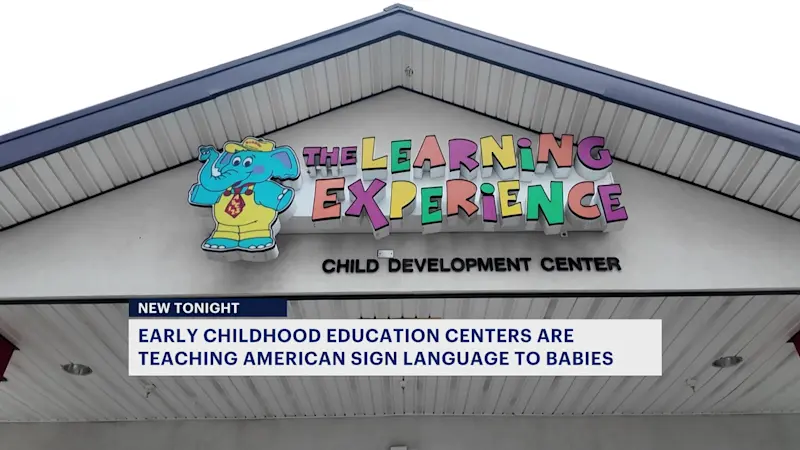 Story image: NJ pre-school uses sign language to help infants, toddlers express their needs