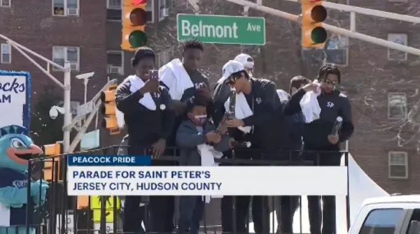 PEACOCK PRIDE: Parade, pep rally held in Jersey City to honor St. Peter’s men’s basketball team
