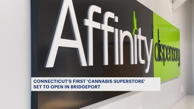 Story image: Workers prep for cannabis superstore grand opening in Bridgeport