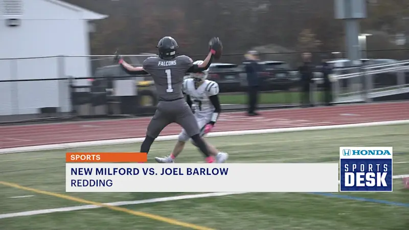 Story image: FIRE THE CANNON: Joel Barlow, Newtown score big gridiron wins on Halloween night