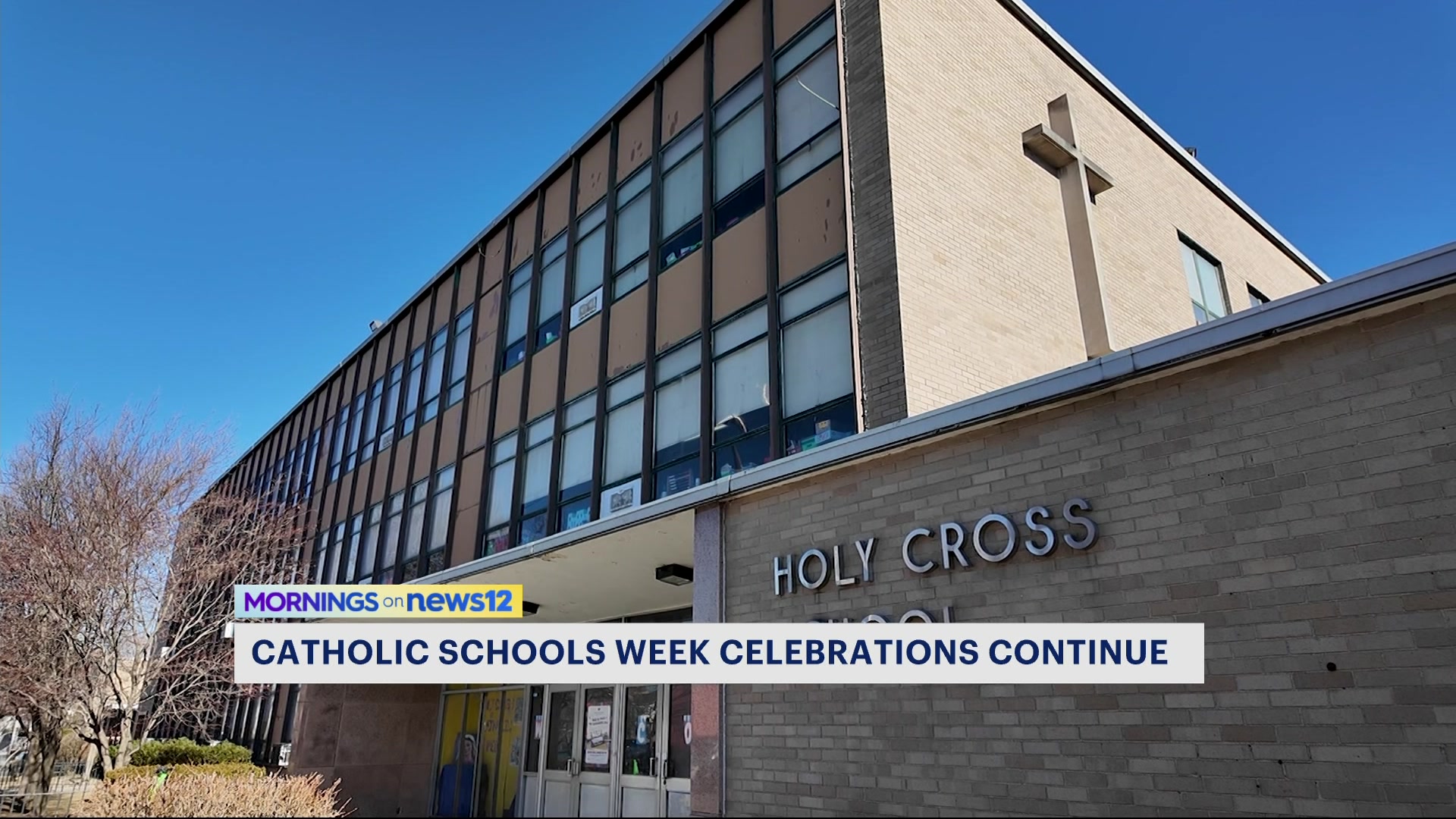 News 12 | Bronx | Catholic Schools Week Celebrated At Holy Cross School