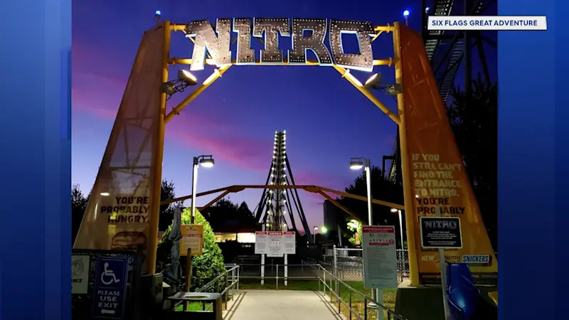 Story image: Six Flags Great Adventure's Nitro closed after fatal incident on similar ride in Georgia