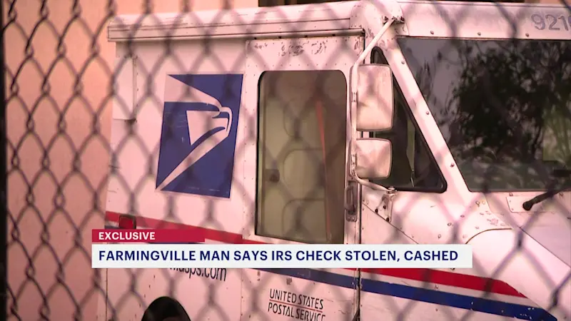 Story image: Exclusive: Farmingville man says mailed IRS check was stolen, altered and cashed