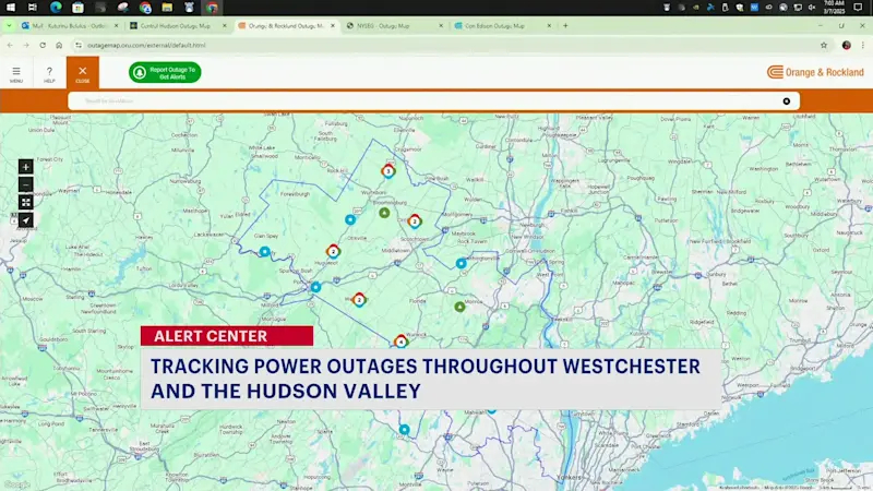 Story image: Thousands lose power across Westchester and Hudson Valley