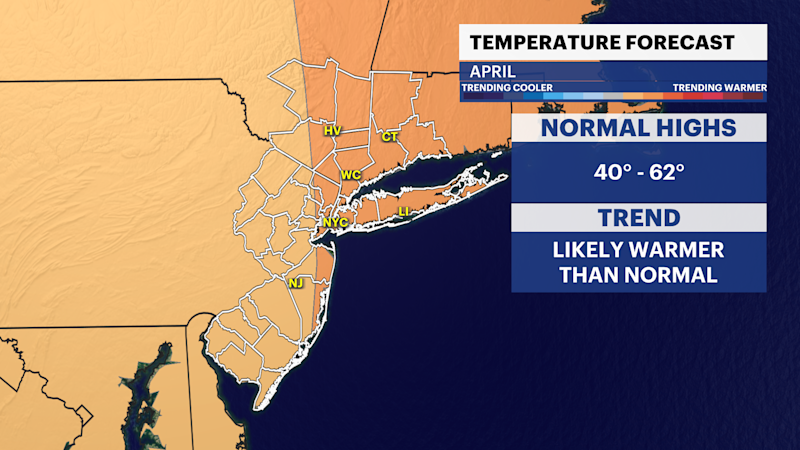 Story image: April weather outlook: Will we trend typical or warmer?