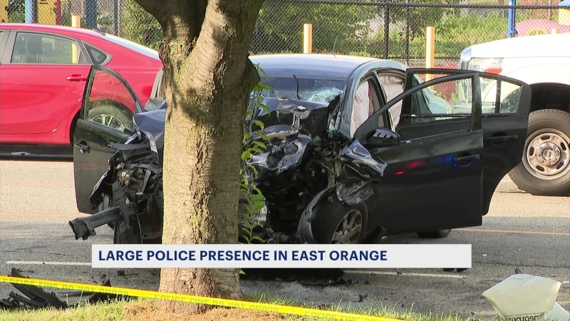 Story image: Source: Pedestrian killed in East Orange during police chase involving stolen vehicle