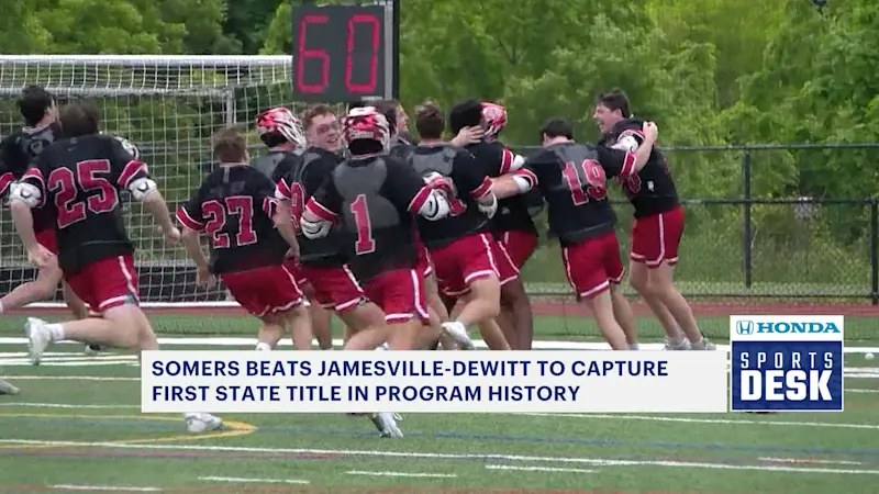 Story image: Somers wins boys lacrosse NYS championship