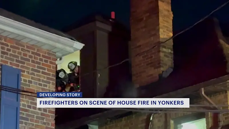 Story image: Fire tears through home in Yonkers