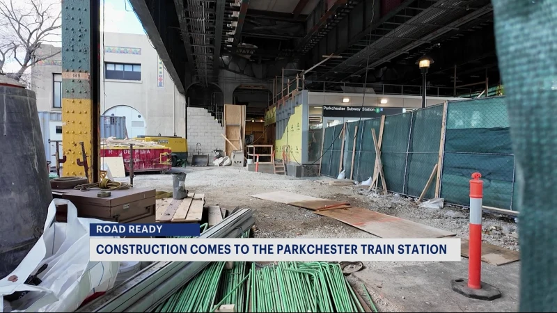 Story image: Road Ready: Parkchester train station gets accessibility upgrades, construction worries commuters