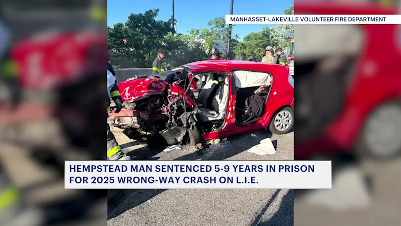 Story image: Hempstead man sentenced to 5–9 years for drunken wrong-way crash