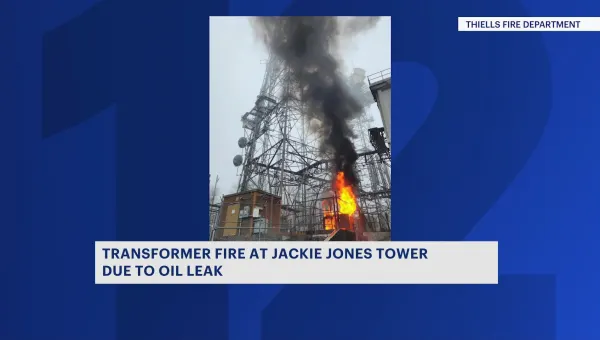 Fire crews contain transformer fire at Jackie Jones Tower