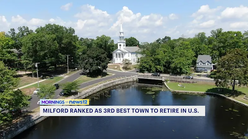 Story image: Milford ranked third-best town in the country to retire in for upper-middle class
