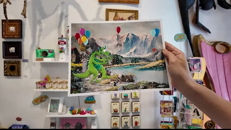 Story image: Monsters and puppets bring quirky art shop to life in Park Slope