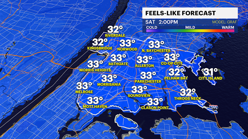 Story image: Cold, cloudy and gloomy weekend in The Bronx