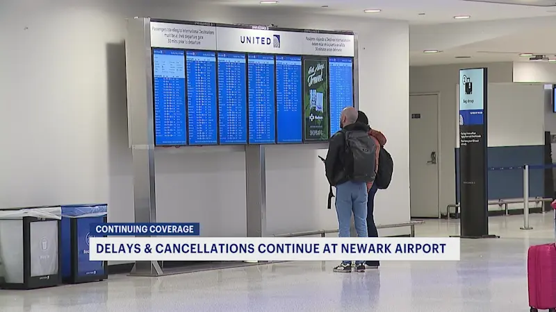 Story image: Rep. Gottheimer calls for more air traffic controllers on Day 9 of Newark Liberty delays