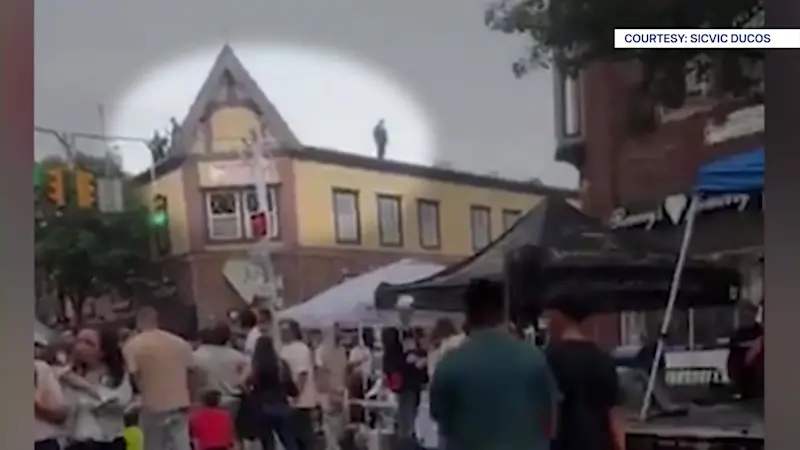 Story image: Suffolk County police with long guns spotted on rooftops during 'Alive After Five'