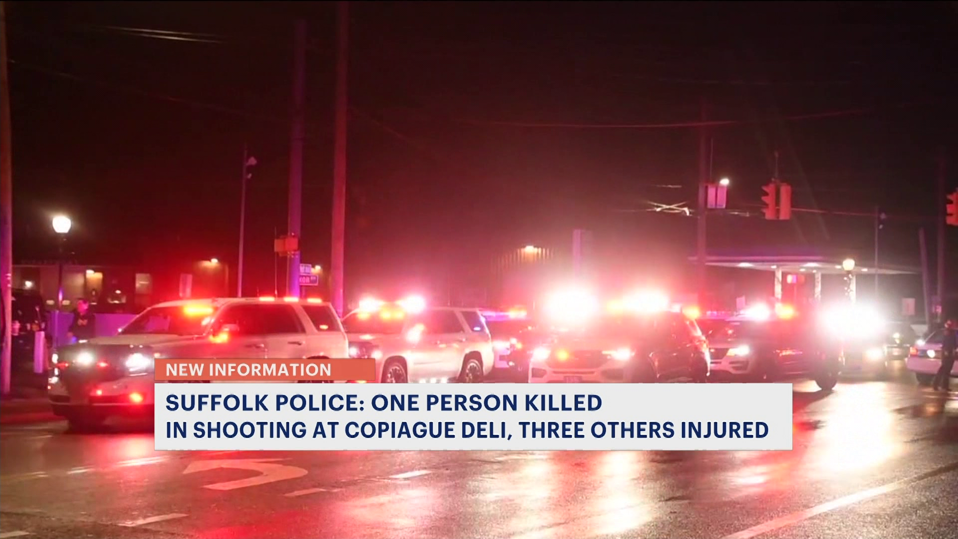 Police 1 person killed, 3 others injured in Copiague deli shooting