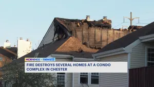 Chief: Fire in Chester condo complex destroys several units
