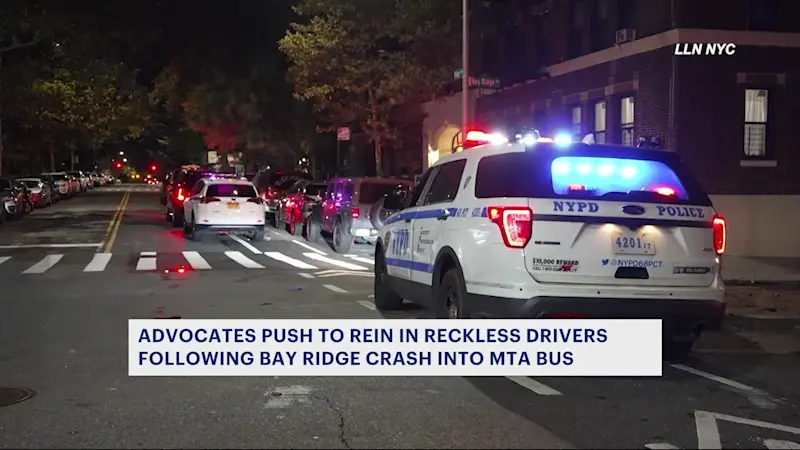 Story image: Advocates renew push for speeding crackdown after Bay Ridge bus crash