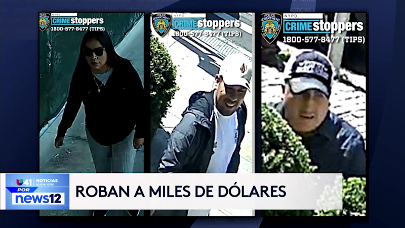 Story image: Univision 41 News Brief: Buscan a 4 personas por el robo con uso de sustancias a diferentes mujeres en El Bronx