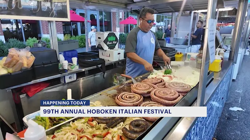 Story image: Food and fun! Hoboken holds its 99th annual Italian Festival