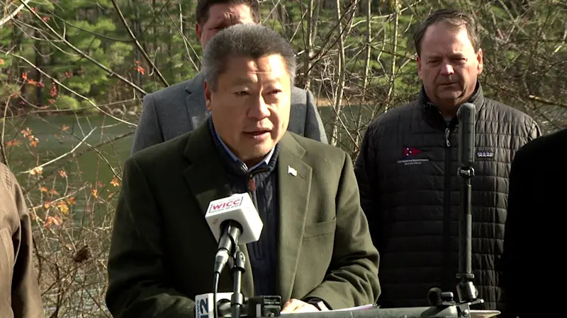 Story image: Lawmakers slam potential $2.4 billion sale of Aquarion Water Company, 'The fix is in.'