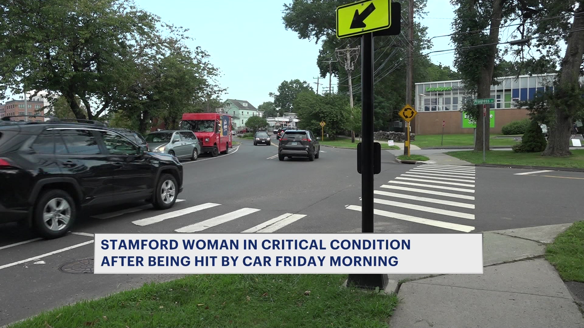 'Very unfortunate.' 78-year-old Stamford woman in critical condition after being struck by car