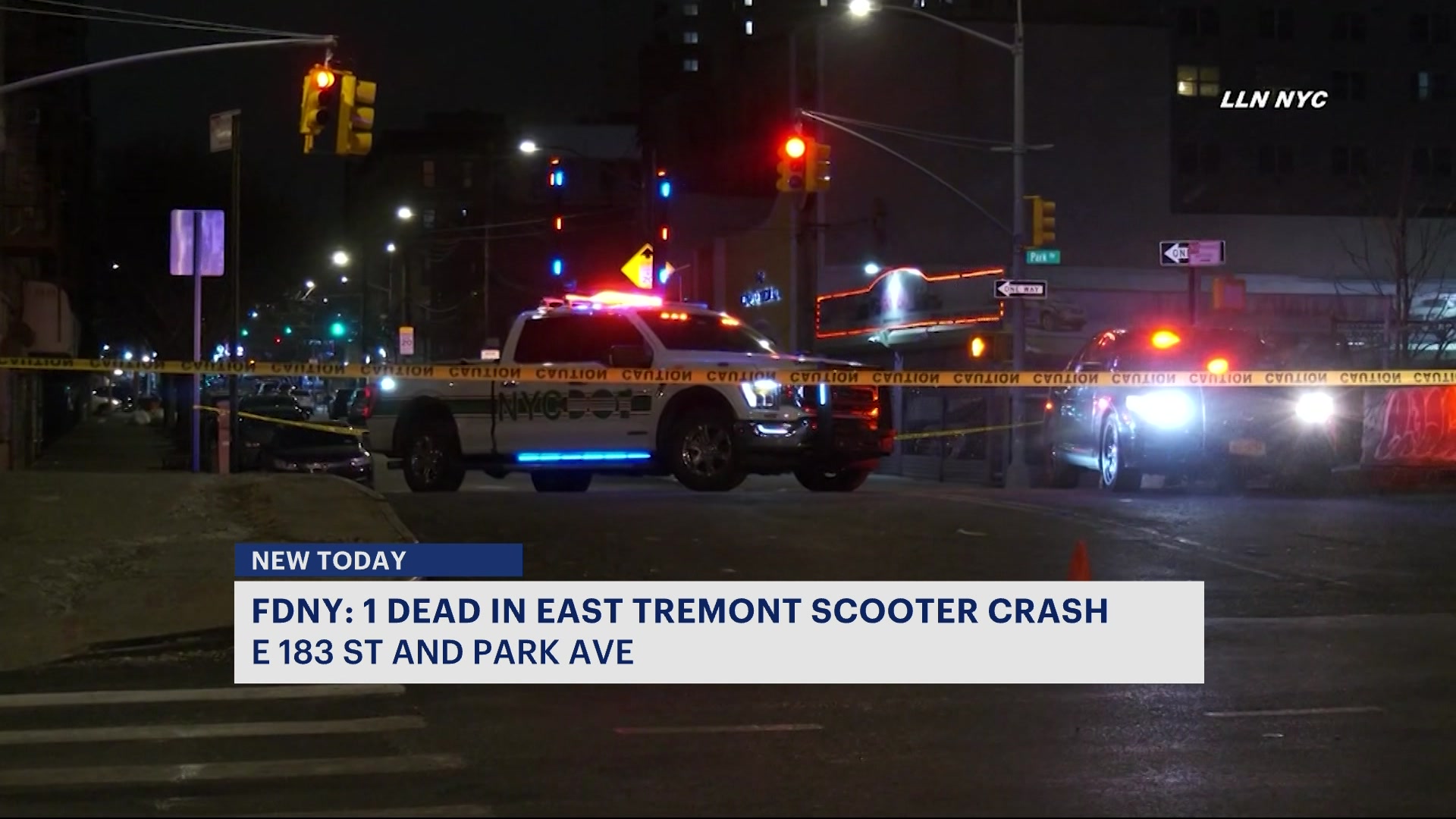 News 12 | Bronx | Nypd Man On Moped Dies After Collision In East Tremont