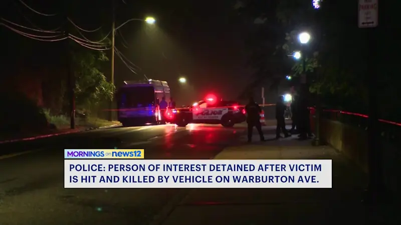 Story image: Witnesses: Fatal crash victim may have been lying in Yonkers road