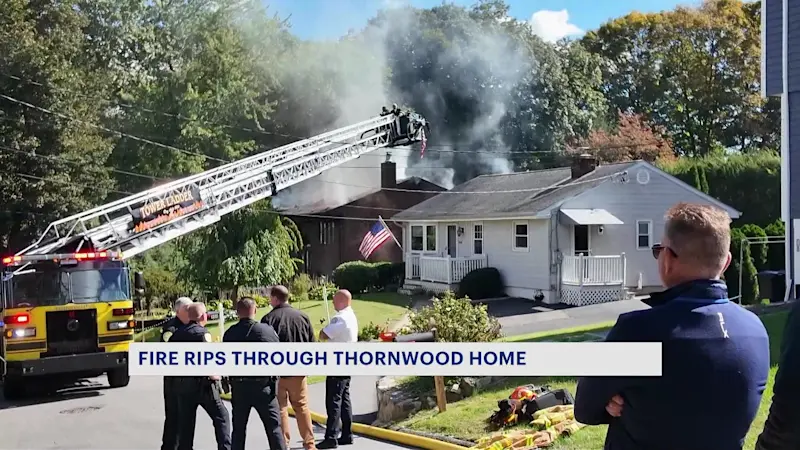 Story image: Fire in Thornwood causes extensive damage to home