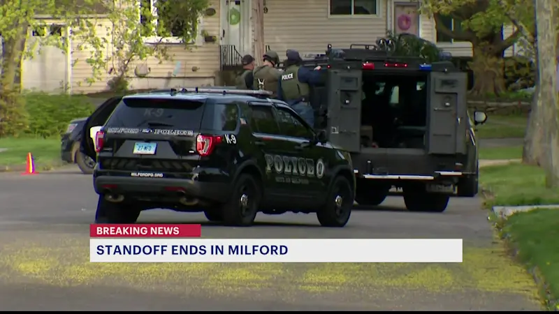 Story image: Police: 2-day standoff between police and Milford man at his home resolved peacefully