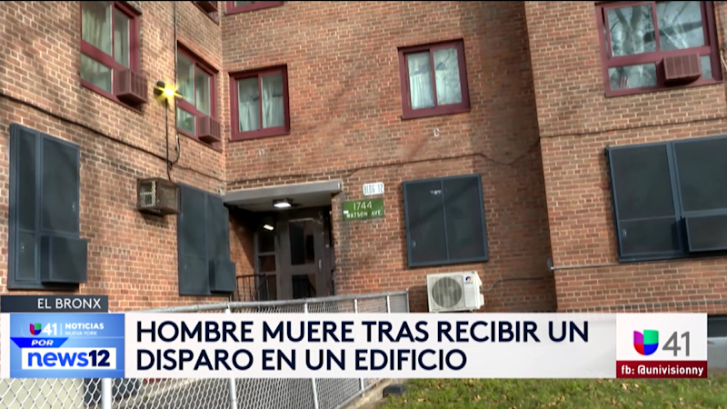 Story image: Univision 41 News Brief: Hombre muere tras recibir un disparo en un edificio