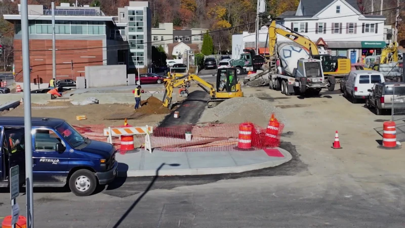 Story image: Manville Road construction impacting area businesses before the holiday