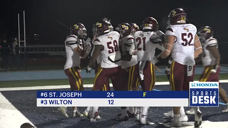 Story image: Friday Night Lights: No. 6 St. Joseph hands No. 3 Wilton its first loss