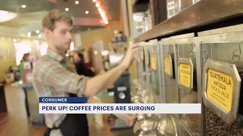 Story image: Coffee prices spike more than 20% in latest consumer report