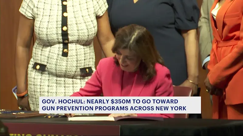 Story image: Gov. Hochul unveils $347M anti-gun violence plan