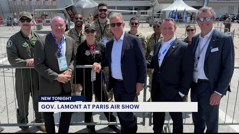 Story image: Forget the baguettes. Gov. Lamont hopes Paris trip brings jobs to CT