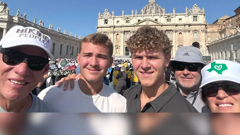 Story image: Exclusive: Chaminade student gets the pope’s attention and blessing