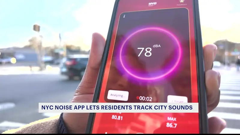 Story image: NYC Noise app lets residents track city sounds