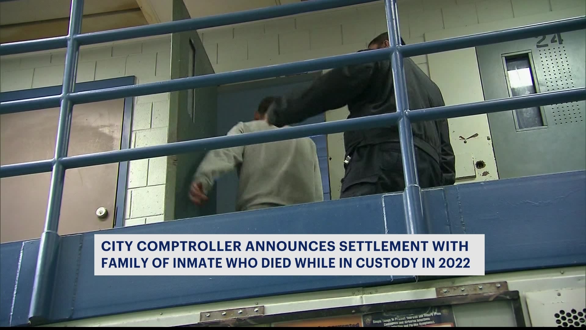 NYC comptroller announces 2.25 million settlement in DOC inmate death case